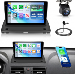 Rimoody 4G+128G 9" Android Autoradio f&uuml;r Volvo XC90 (2004-2013) Wireless Carplay Radio Auto mit Android Auto Navi GPS Mirror Link Bluetooth FM/RDS/EQ WiFi Lenkradsteuerung R&uuml;ckfahrkamera