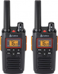 Cobra RX380 Walkie Talkies (2 tk) - laetavad PMR446 raadiosidemed vaba aja veetmiseks ja &auml;riliseks otstarbeks, suur vahemaa, IPX2 veekindlus, must ja oranž