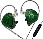 ND Venus In-Ear Monitor k&otilde;rvaklapid 10mm Double Magnetic Dynamic Driver IEM k&otilde;rvaklapid HiFi Gaming k&otilde;rvaklapid 2 Pin eemaldatav kaabel (mikrofoniga roheline 3.5mm pistik)