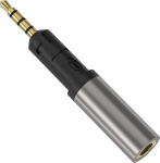 GEEKRIA Stereo Audio Jack Adapter, 2,5 mm mees 3,5 mm naissoost audioadapteri konverter audiopistiku kullatud konverteerimispistiku adapter