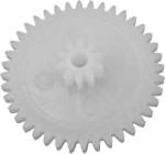 20/100 St&uuml;ck x 0,5 m, 40/10 Z&auml;hne, 22 mm Durchmesser, Loch 2, Kunststoff, Doppelspielzeug, Zahnrad/DIY-Spielzeugzubeh&ouml;r/Technologie-Modellteile/rc/40102B(100Pcs)