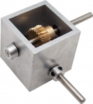 Worm Gear reduktor, 6/8 mm v&otilde;lli 20T hammasratas 90 kraadi t&auml;isnurga nurga seade reduktsioonisuhe 1:10 1:20 (1 suhe 20,6-6 mm v&otilde;lli)
