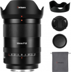 7artisans AutoFocus 50mm F1.8 t&auml;iskaader objektiiv, F1.8 suur ava, toetab automaatset/manuaalset ava ja n&auml;o/silma tuvastamist, &uuml;hildub Sony A7R A75 A7SII A9 A7C A1 jne.