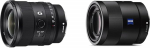 Sony SEL-20F18G t&auml;isformaat E-Mount objektiiv (FE 20 mm F1.8, ultra-laia nurga objektiiv, kerge), must & SEL-55F18Z Zeiss standardobjektiiv