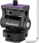 MINIFOCUS kaamera monitori kinnitus kuuma kingaga, 1/4" kruvi 5" ja 7" v&auml;lismonitoridele, 360&deg; p&ouml;&ouml;ratav ja 160&deg; kallutatav kinnitus kaameratelefoni puurile LED-videovalgusti jaoks