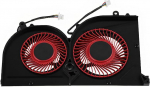 ASHATA GPU ventilaator, PC jahutusventilaator, t&otilde;hus s&uuml;learvuti ventilaator GS63VR GS73VR Pro BS5005HS-U2L1 Must