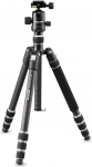 CULLMANN - 52343 - NANDO - 530TMC RB8.5 - Tripod - Carbon - Travel Tripod - Lightweight - Quick Release - Compact - 136 cm