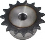 UZAMIRLEX Rollenketten-Ritzel, 04C Kettenrad 45# Stahl 10/15/20 Z&auml;hne 6mm/8mm Bohrung Industrielles Antriebskettenrad(Hole 6mm 15 Teeth)
