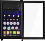 Merax 76L Refrigerator Built-in Fridge Small Fridge Quiet Operation Compressor Cooling System Energy Efficient Adjustable Shelves Blue Interior Lighting