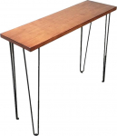 YCYRF kitsas konsoollaud, puit, koridorilaud sissep&auml;&auml;sualale, koridorile, elutuppa, koridorilaud, kitsas, reguleeritavate juuksekarvajalgadega (100 x 20 x 80 cm/39 x 31 x 8 tolli)