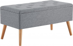 Zedelmaier Bench Seat with Storage Function, Upholstered Seat, Modern