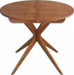 RAGABA Jubi &uuml;mmargune pikendatav s&ouml;&ouml;gilaud 90 cm tammepuust