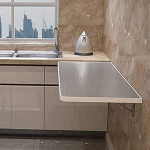 Bright Finish Wall Mounted Kokkupandav k&ouml;&ouml;gi s&ouml;&ouml;gilaud v&auml;ikeste lehtede disainiga ja pesumaja t&ouml;&ouml;pinkide funktsionaalsus Max koormus 55kg