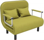 WANJEX Sofas und Couchen Klappbares Schlafsofa, Einzel- und Doppelsofa f&uuml;r das Homeoffice, kleines Sofa f&uuml;r Wohnzimmer, Ecksofa, Schlafzimmer, Salon, B&uuml;ro