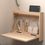 Kompakter schwebender Schminktisch zur Wandmontage, ideal f&uuml;r Make-up, B&uuml;ro, Werkstatt und Garage, 56 cm, platzsparende L&ouml;sung f&uuml;r Heimdekoration