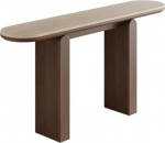 Moodne konsoollaud ristk&uuml;likukujulise alusega, seinapinnad, k&uuml;lgkoridor, sissep&auml;&auml;s, kaasaegne konsoollaud, t&ouml;&ouml;stuslik sissep&auml;&auml;sulaud, puidust sissep&auml;&auml;sulaud, kitsas pikk diivanilaud,