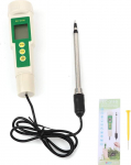 Zerodis TDS Meter Salinity Meter Water Monitor EC Tester Soil PH Meter EC/TDS/CF Tester Home Garden