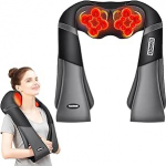 Elektriline kaelamassaaž&ouml;&ouml;r &otilde;lg koos 16 massaažipalliga Reguleeritavad 3 kiirust Lihtne kasutada Madal m&uuml;ratasemel seljamassaaž&ouml;&ouml;r oma vanemate armastajatele