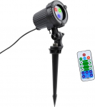 MHAZDZE LED Projection Lamp, IP65 Waterproof, with Remote Control, Outdoor Garden Projector, Suitable for Outdoor Wall Decoration, Christmas, Party Light