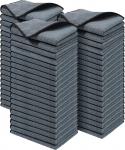 Wemk Microfibre Cloths, Pack of 60 Microfibre Cleaning Cloths, 280 GSM Tea Towels, Super Absorbent, Extremely Soft for Care, Motorcycle and Household, 30 x 20 cm