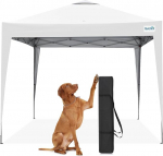 Quictent Gazebo 3 x 3 m veekindel kokkupandav Gazebo Stabiilne talvekindel Pop-Up Click s&uuml;steem UV kaitse 50+ aiatelk peotelk peotelk telk hall valge