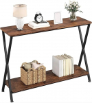 lyxamjrzyp Solid Wooden Console Table, Smooth Lacquered Console Table, Narrow Long Console Table, Sofa Sideboard for Living Room, Bedroom, Entrance (39.3 inches/100 cm)