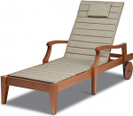 CLASSIC ACCESSORIES 60-526-011001-EC Storigami FadeSafe Chaise Longue, 80" L x 26" W, Heather Grey