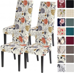 SearchI S&ouml;&ouml;gitoa tooli katted komplekt 4 tr&uuml;kitud Stretch Parsons Chair Slipcovers Super Fit Spandex eemaldatav pestav k&ouml;&ouml;gitool kaitsev kate s&ouml;&ouml;gituba, hotell, tseremoonia
