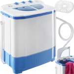 TecTake kaasaskantav mini pesumasin ja kuivati 4,5 kg + tsentrifuugimine 3,5 kg