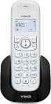 VTech CS1500 DECT juhtmeta telefon Kahe laadimisega lauatelefon Ekstra valju kuulamisega vabak&auml;epuhumine ID-ekraan ja taustavalgustusega klaviatuur Valge