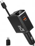 125 W autolaadija, sigaretis&uuml;&uuml;taja USB C, sisset&otilde;mmatav laadimiskaabel autolaadija auto lisaseadmed mobiiltelefoni autoadapter, sigaretis&uuml;&uuml;taja kiirlaadija iPhone 16 15 14, Galaxy S24 23 seeria jaoks