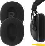 Geekria Comfort Veluurist k&otilde;rvapadjad Logitech G Pro, G Pro X, G433, G233 k&otilde;rvaklappide k&otilde;rvapadjad (mustad).