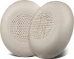 SOULWIT asendusk&otilde;rvapadjad Jabra Evolve2 65 (65MS 65UC USB)/Evolve2 40 (40UC 40MS USB)/Elite 45h juhtmeta k&otilde;rvaklappide asenduspadjad pehmema valgulise nahaga