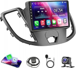 2+64G Android 13 autoraadio Ford Transit / Touareg 2013-2018 juhtmevaba Carplay Android auto, 9-tolline puuteekraaniga raadio GPS WiFi Bluetooth tagurduskaameraga Mirror Link FM / RDS