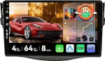 MSD Autoradio Toyota RAV4 (2007-2012) | 4G + 64G, Octa-Core - Android 14 GPS navigatsiooniradio | CarPlay Android autojuhtimisseade Dual Band WiFi DSP DAB | Tagurduskaamera | 2 DIN 9-tolline