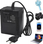 Pinge muundur 220 V kuni 110 V, 300 W toiteadapter astmeline toitemuundur ELi pistikuga, reisitoiteadapter &otilde;hupuhastile, arvutile, minikaameratele ja muule.