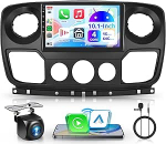 4+64G Android 15 autoraadio Renault Master 3 Opel Movano 2 Nissan NV400 2010-2021 10-tolline autoraadio traadita Carplay Android auto GPS peeglilink Bluetooth FM/RDS/DAB/DVR/EQ/USB SWC tagurdamine