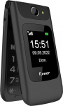 Funker C200 Comfort 4G - 4G kokkuklapitav mobiiltelefon eakatele, suured nupud ja klahvid, lihtne kasutamine, SOS-nupp, USB-C, 3 otsem&auml;lu, 2000 kontakti, 1000 mAh aku