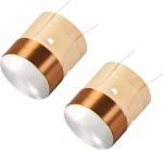 uxcell 2tk 35,5 mm 1,5" Woofer Voice Coil 2 kihti Round Copper Wire Bass Speaker Audio asendamine