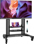 ONKRON universaalne mobiilne telerialus telerik&auml;ru 45" - 70-tollise LCD LED-plasmakraani jaoks kuni 45 kg VESA 200 x 200 - 700 x 400 mm TS2771 (must)