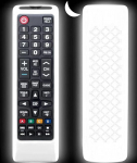 Samsung TV kaugjuhtimispuldi helendav asenduspult universaalne silikoonist &uuml;mbris koos paelaga, mis helendab pimedas