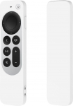 Silikoonist kaugjuhtimispult Apple TV Siri Remote jaoks - Silikoonist kaugjuhtimispuldi &uuml;mbris Apple TV 4K / HD Siri Remote jaoks (2. p&otilde;lvkond / 3. p&otilde;lvkond) - valge