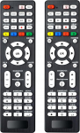2 x Universaalne teleripult Samsung, LG, Sony, Sharp, Vizio, Philips, Toshiba, Hitachi, Sanyo, JVC, TCL, Hisense, Vestel, Seiki, Insignia, Magnavox, Haier, Panasonic jaoks.