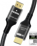 Adauxter sertifitseeritud 10k 8k 4k HDMI kaabel 7,5 m, 48 Gbps Ultra High Speed HDMI&reg; kaabel 4K 144Hz 120Hz 8K60Hz eARC DTS:X D-olby Atmos HDR10+ HDCP2.3 &uuml;hilduv Monitor Gaming PC TV RTX4090