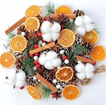 206 j&otilde;ulup&auml;rja kaunistus, advendip&auml;rja DIY k&auml;sit&ouml;&ouml;, j&otilde;ulukaunistus m&auml;nnikuuskedega, kaneelipulgad, kuivatatud apelsiniviilud, t&auml;htaniis, kuivatatud puuvill, m&auml;nniokstega k&auml;sit&ouml;&ouml; komplekt.