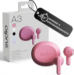 sudio A3 True Wireless k&otilde;rvaklapid Traadita Bluetooth 5.4 Over Ear k&otilde;rvaklapid Bluetooth Multipoint &uuml;hendus Higi- ja pritsmekindel Touch 25 tundi m&auml;nguaega USB-C laadimiskohver roosa