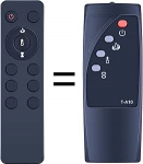 Asenduspult T-A10 Duraflame infrapuna elektrikaminale, mis on &uuml;hilduv Twin Star elektrikaminaga DF1-5010-01 Black