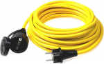 as - Schwabe pikenduskaabel 15 m - 220-230 V, 16 A Schuko / Euro pistik - Elektri pikenduskaabel ehitusplatsile ja aeda - Pikendus v&auml;litingimustes kasutamiseks - IP44 - Valmistatud Saksamaal - Kollane I 60353