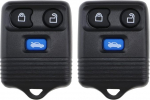 EMSea 2tk 3 nuppu 433MHz autov&otilde;tme kaugjuhtimispult, mis &uuml;hildub Ford Transit MK6 2000-2006 ja Connect Van 2002-2007 Maverick Blackiga