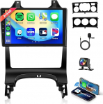2G + 64G Android Autoradio 2 DIN Peugeot 3008 2009-2016 jaoks koos juhtmevaba Apple Carplay Android auto navigatsiooniga GPS WiFi 9-tolline autoraadio koos peeglilinkiga Bluetooth FM/RDS DAB/OBD/DVR/HiFi/SWC-ga
